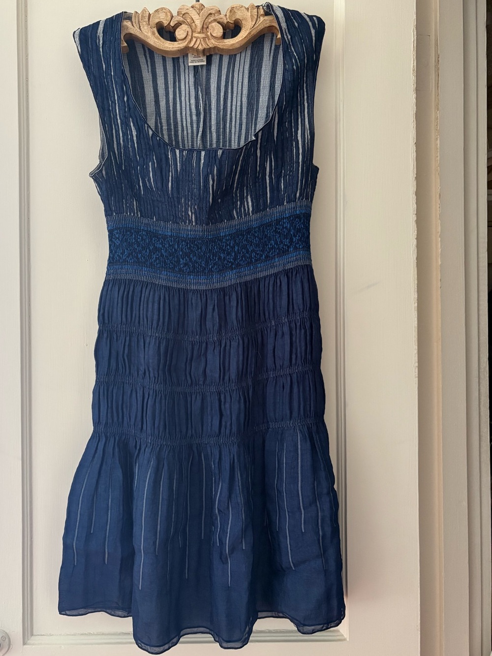 Max Studio Smocked Waist Dress